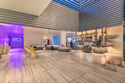 a store with a bowling alley in a mall at Fort Lauderdale Condo with Veranda and Ocean View! in Fort Lauderdale