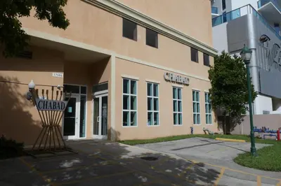 a church building with a sign in front of it at 3BR Condo in Sunny Isles Beach in Miami Beach