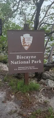 a sign for the bicentennial national park at Insta Worthy Oasis in Homestead