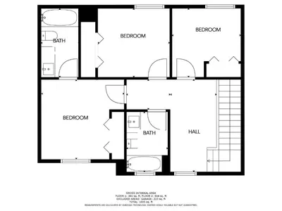a floor plan of a house at Sistrunk Shades Villas #3 - Brand New Townhomes Downtown Fort Lauderdale in Fort Lauderdale