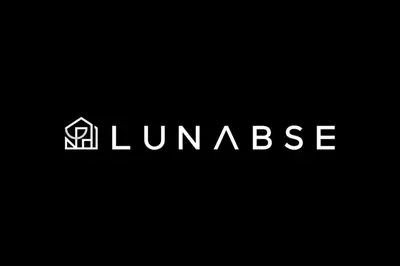 a logo for a house with the word luminate at Lunabase Tropical Refuge in Miami