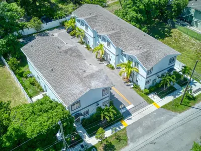an overhead view of a house at Sistrunk Shades Villa #5 - New Townhome in Downtown Fort Lauderdale in Fort Lauderdale