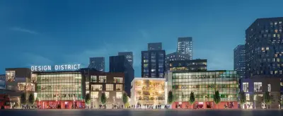 a rendering of a city skyline with tall buildings at Spacious Family 3BR Near Wynwood and Beach in Miami