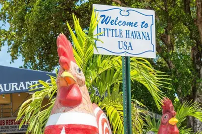 a sign that says welcome to little hawaiiana usa at NEW! Havana Nights Villa ! Walk to Calle Ocho! in Miami