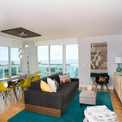 Coconut Grove Gorgeous Bay View 1 bedroom Condo Includes Parking