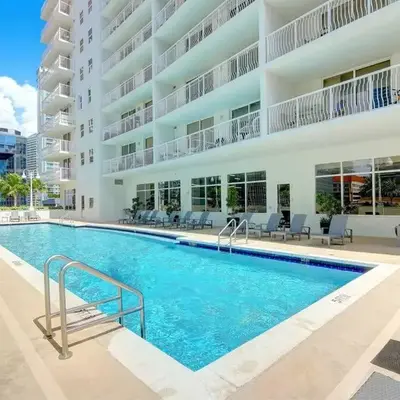 Lux 1B condo with XL Balcony