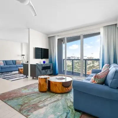 2BR Fort Lauderdale W Residence with Double Living Room