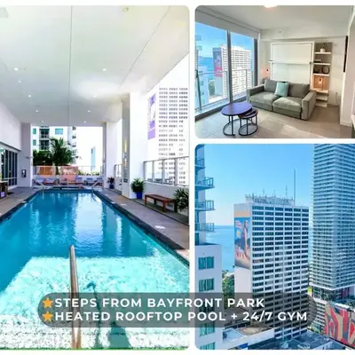 Sky-High oasis Large Studio POOL & GYM