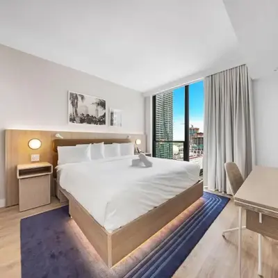 Modern 1BD & Den With City Views