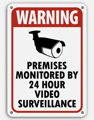 a sign that readswarning premises monitored by hour video surveillance at Coco Sol 3 by MyMiamiStay in Miami