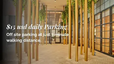 a hallway with bamboo poles in a building at New unit 28th Floor with Unbeatable Bayside Views in Miami