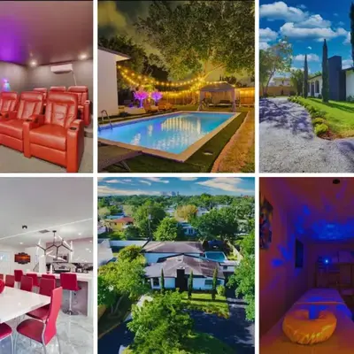 Flamingo House with Cinema