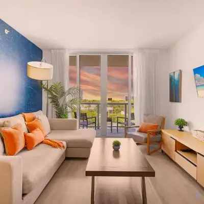1 BR Modern Resort Balcony Gym & Amazing Pool