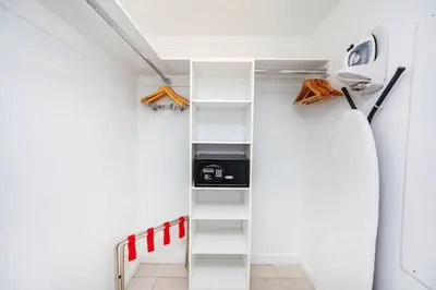 a small room with a ladder in a room at 2 Bed & 2 Bath at Beachwalk With Pool Gym on 16fl in Hallandale Beach