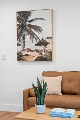 a living room with a couch and a picture on the wall at 921 Apartment 2 in Fort Lauderdale