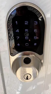 a close up of a remote control in a car door at Luxurious Tropical Private Oasis by Mia Airport in Hialeah