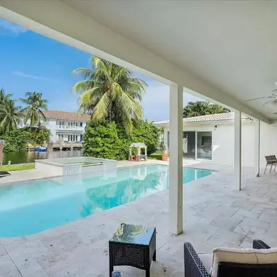 luxury house by the water