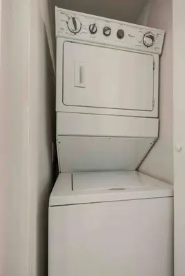 a white oven sitting on top of a refrigerator at Icon Brickell Amazing Ocean View in Miami