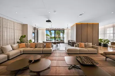 a large living room with couches and a table at Luxury Downtown 2-BD Condo with beautiful city views in Miami
