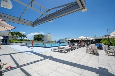 a view of the pool at a resort at Splendid apartment for 4 pax partial view of the beach in Hollywood M in Hollywood