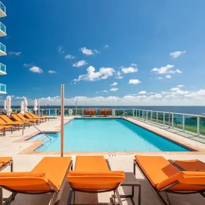 Cocktails & Coffee with bay & city view balconies