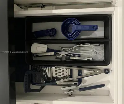 a drawer filled with lots of kitchen utensils at 3BR Townhouse, Miami and the Keys in Homestead