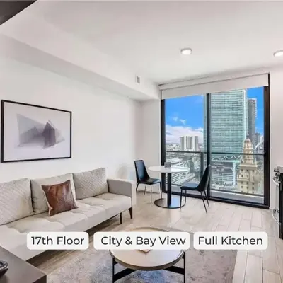 Lux Studio Miami and Bay views