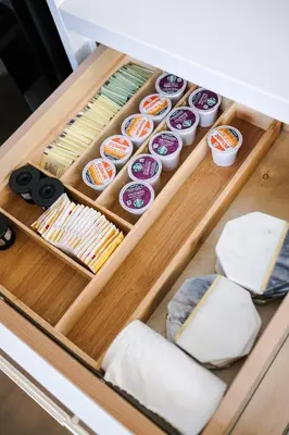 a drawer filled with dividers and sushiamines at Miami Freedom Park Oasis by H&S in Miami