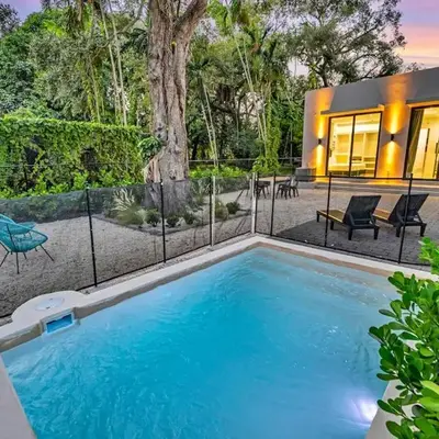 Wonderful New Tropical Pool House North Miami