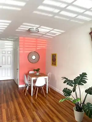 a dining room with a table and chairs at Apartment in the Heart of Calle 8 with Parking in Miami