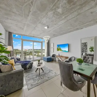 Midblock Midtown Miami High Floor 1B Suite W Spa Pool Gym
