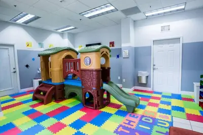 a childrens play room with a playground at SPECTACULAR apt Brickell Miami FREE PARKING in Miami