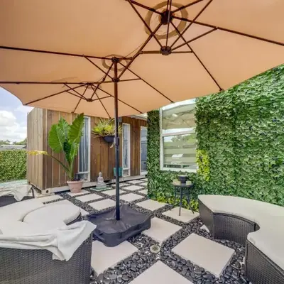 Mod Bungalow with Ultra-Private Outdoor Hang Space!
