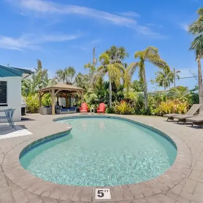 NEW! Private Oasis with Heated Pool Minutes to Wilton Dr and the Beach