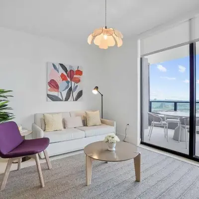 Stylish Sky-High Condo with Pool and Gym