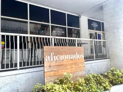 a sign in front of a store at Brickell Condo w City View & Pool Access in Miami