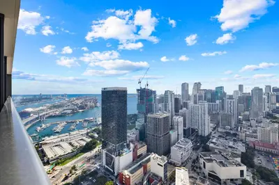 a view of a city from a skyscraper at Gale Hotel - Premium Studio W Panoramic City Views in Miami