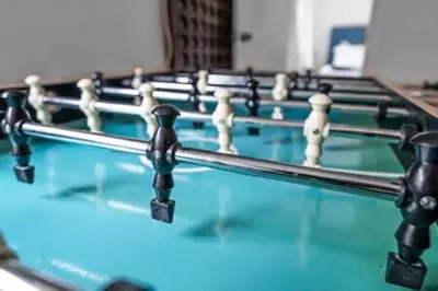 a close up of a game of snooker at 427 NE 107th Studio · 6BR 3BA 7 Beds Pool Parking 2 Kitchen in Miami Shores