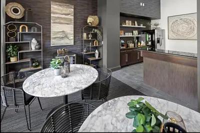 a dining room with a table and chairs at Landing Spectacular 1BD Gym Clubhouse in Miramar