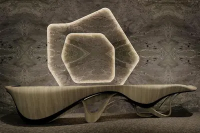 a chair is sitting in front of a couch at UNFRAMED Miami Beach, Autograph Collection in Miami Beach