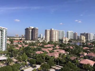 a view of a city with tall buildings at Ocean Reserve STR-01045 in Miami Beach