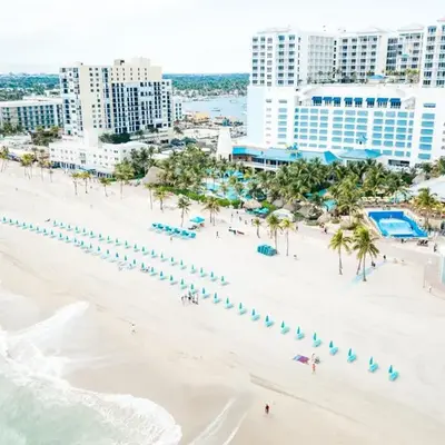 Beach and Downtown Hollywood