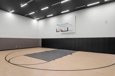 a basketball court with a hoop and a basketball hoopphasis at Luxury Condo at District 225 - Downtown Miami Prime Location in Miami