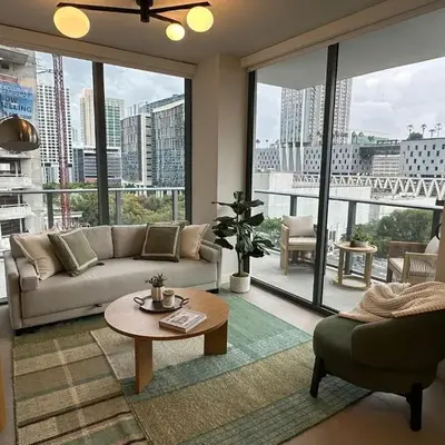 Sophisticated 2BR2BA at Miami World Center