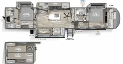 a floor plan of aominiumominiumropheropheropheropheropheropheropheropherophe at Getsemany Inc RV Dreams Hollywood in Hollywood