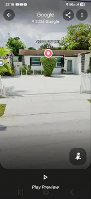 a screenshot of the play preview page of a house at Amazing room in Hollywood in Carver Ranches