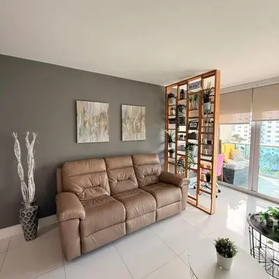 Modern 2BR beachfront with pool & tennis view