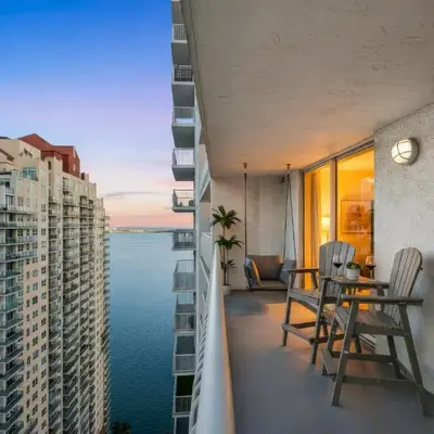 Sky-High Urban Sanctuary with Coastal Glimpses
