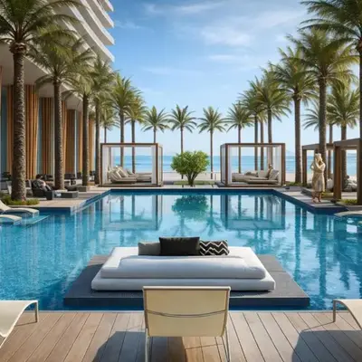 Beachfront Luxe Condo Sunrise Oceanview Balcony