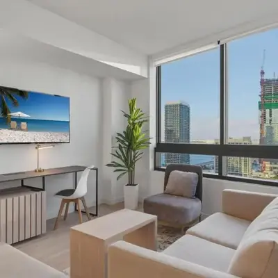 Miami Skyline 1BR Sleeps 4 with Elite Amenities